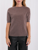 Fango damski sweter basic z domieszką baby alpaki