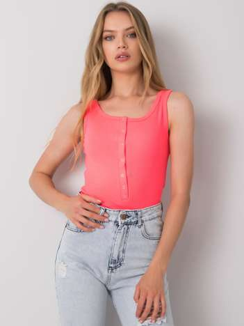 Fluo różowy top rozpinany Samantha