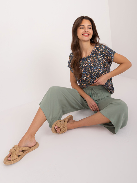 Khaki letnie spodnie z materiału SUBLEVEL 