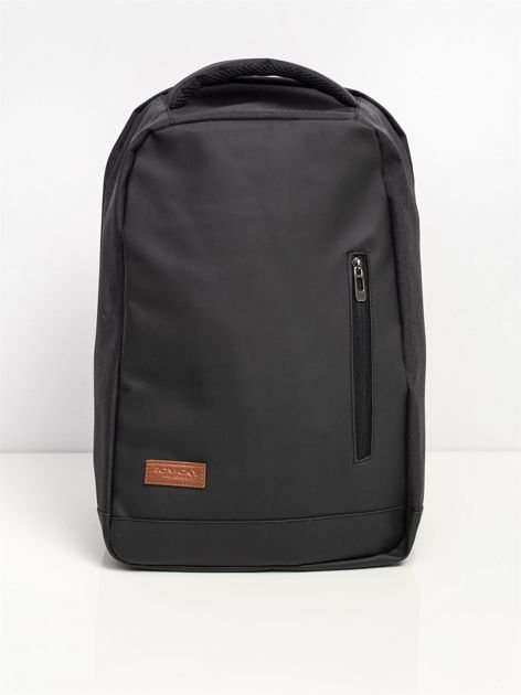 Czarny plecak na laptopa